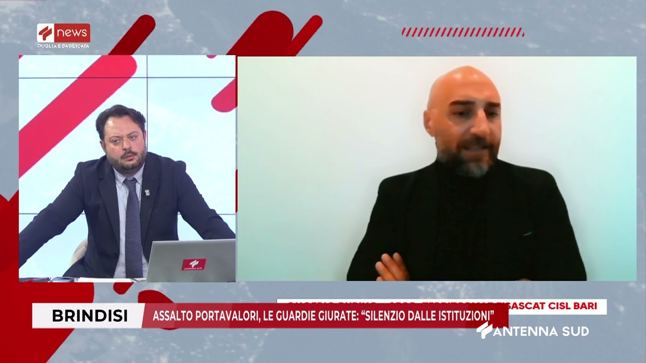 11 FEBBRAIO 2026   BRINDISI   ASSALTO PORTAVALORI, LE GUARDIE GIURATE; ''SILENZIO DALLE ISTITUZIONI'