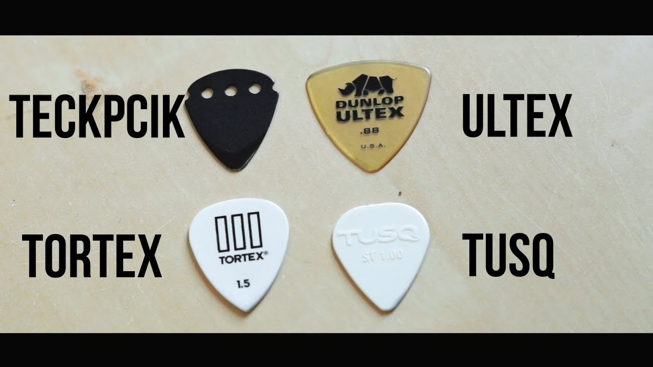 Teckpick vs Ultex vs Tortex vs TUSQ - Tone Comparison
