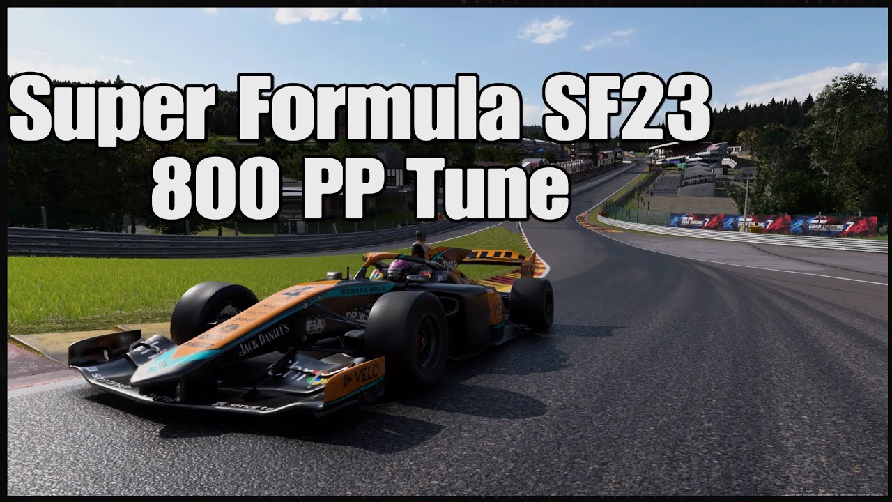 Super Formula SF23 800 PP Tune | Gran Turismo 7