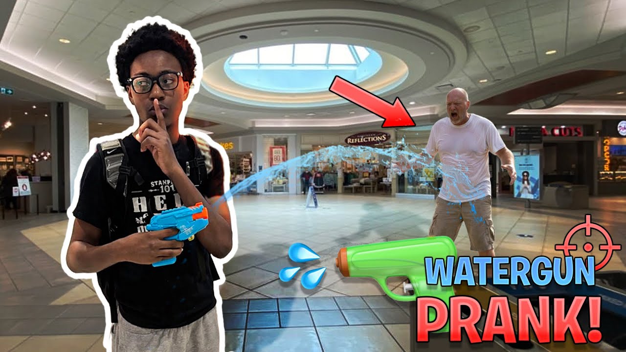 🔫Water gun prank💦(gone right😂) 