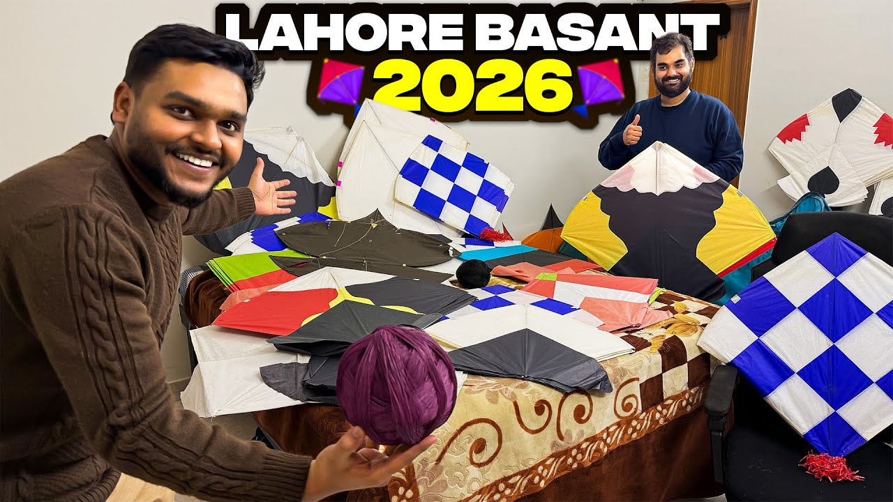 Lahore Basant 2026 Preparations 🪁😂