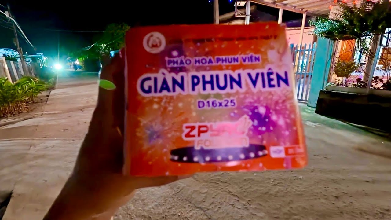 Pháo Hoa Bộ Quốc Phòng - Pháo Hoa Phun Viên - Giàn Phun Viên - Video Review | NTTT