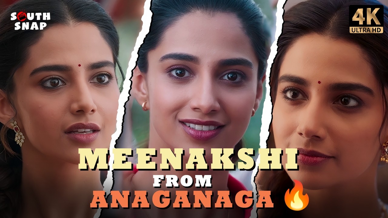 Meenakshi Chaudhary in Anaganaga Oka Raju: Romantic Scenes, Trivia | 4K Vertical Video | South Snap