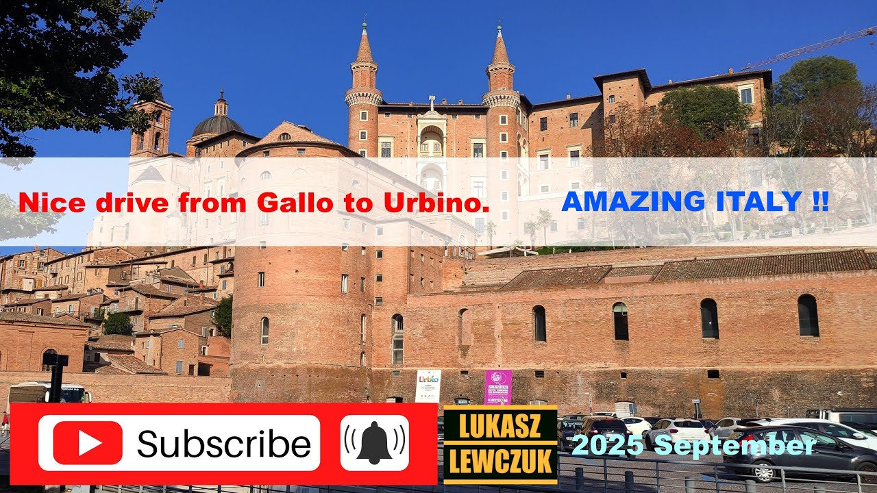 Driving to Urbino town | Amazing Italy | Przejażdżka w Italii [2025 September]