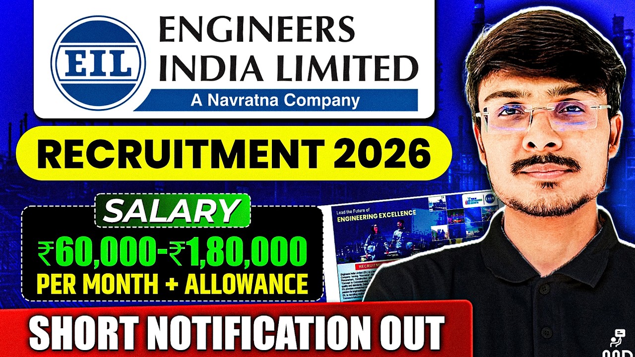 EIL MT Recruitment 2026 I Eligibility, Cutoff Marks & Selection Explained