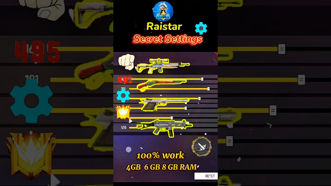 4gb ram sensitivity in free fire ||6 gb ram ff sensitivity ||8 gb ram ff sensitivity 🍷#shorts #ff