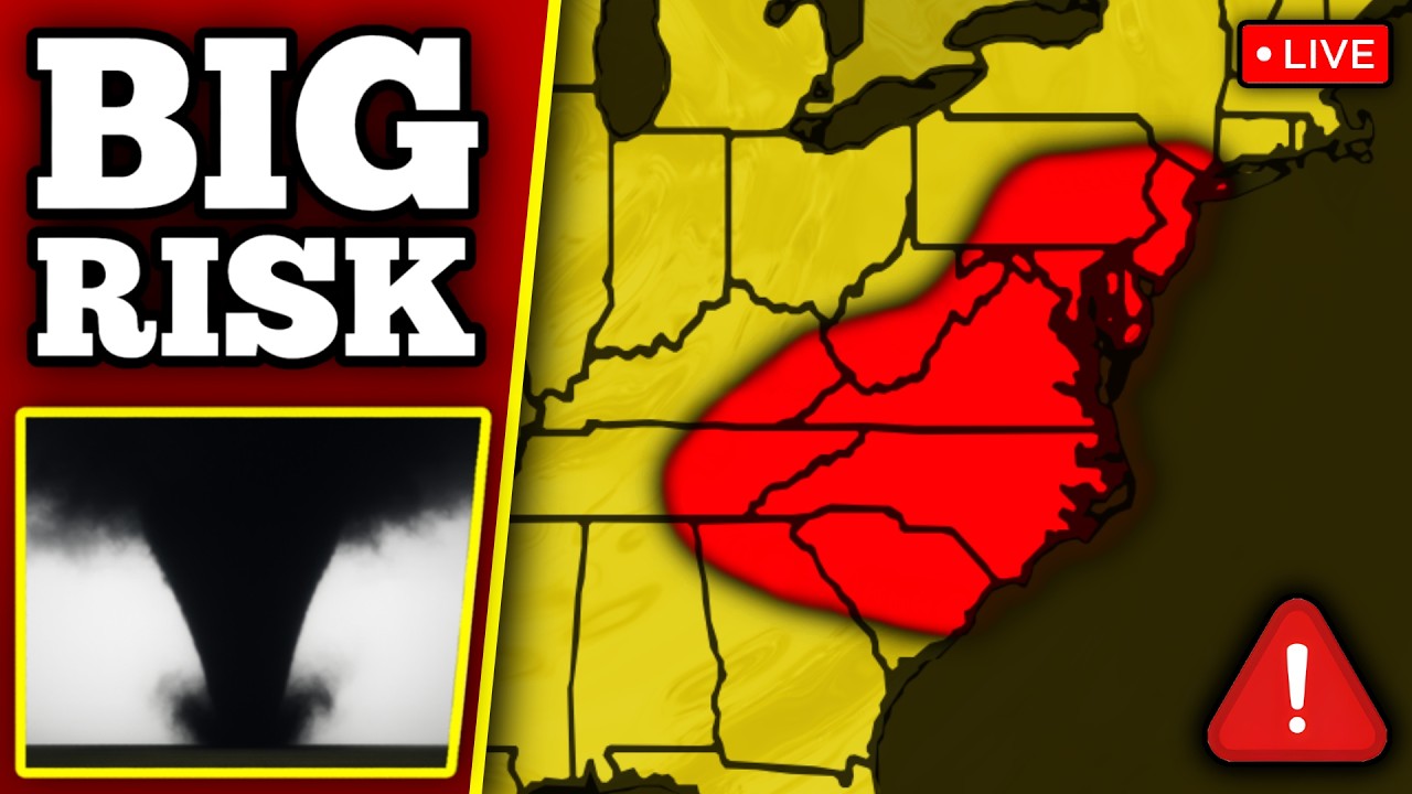 🔴 BREAKING MULTIPLE TORNADO WARNINGS RIGHT NOW - Tornadoes Possible With LIVE Storm Chasers...