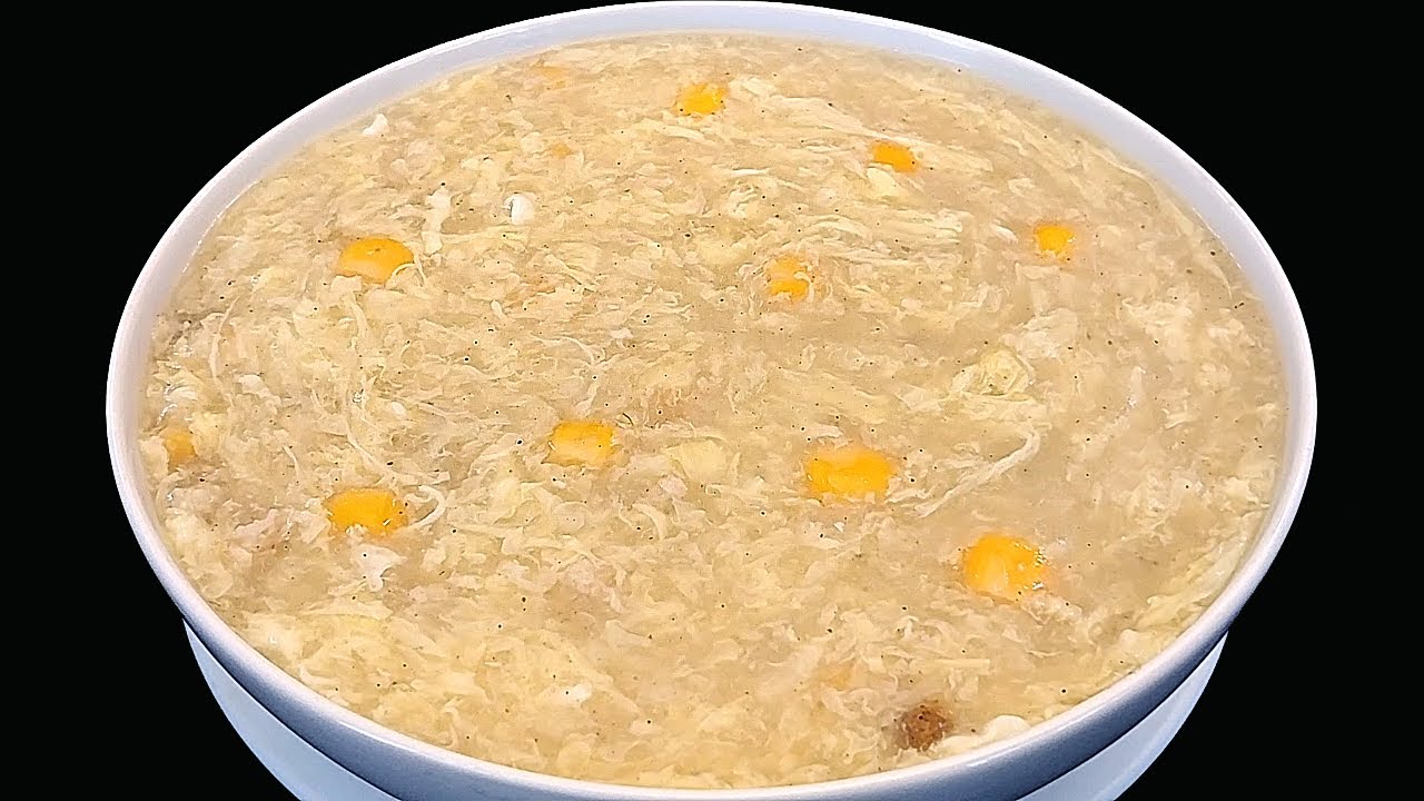 আসল থাই চাইনিজ রেস্টুরেন্টে বাবুর্চির রান্না চিকেন কর্ণ স্যুপ রেসিপি / সুপ বানানো! Chicken Corn Soup