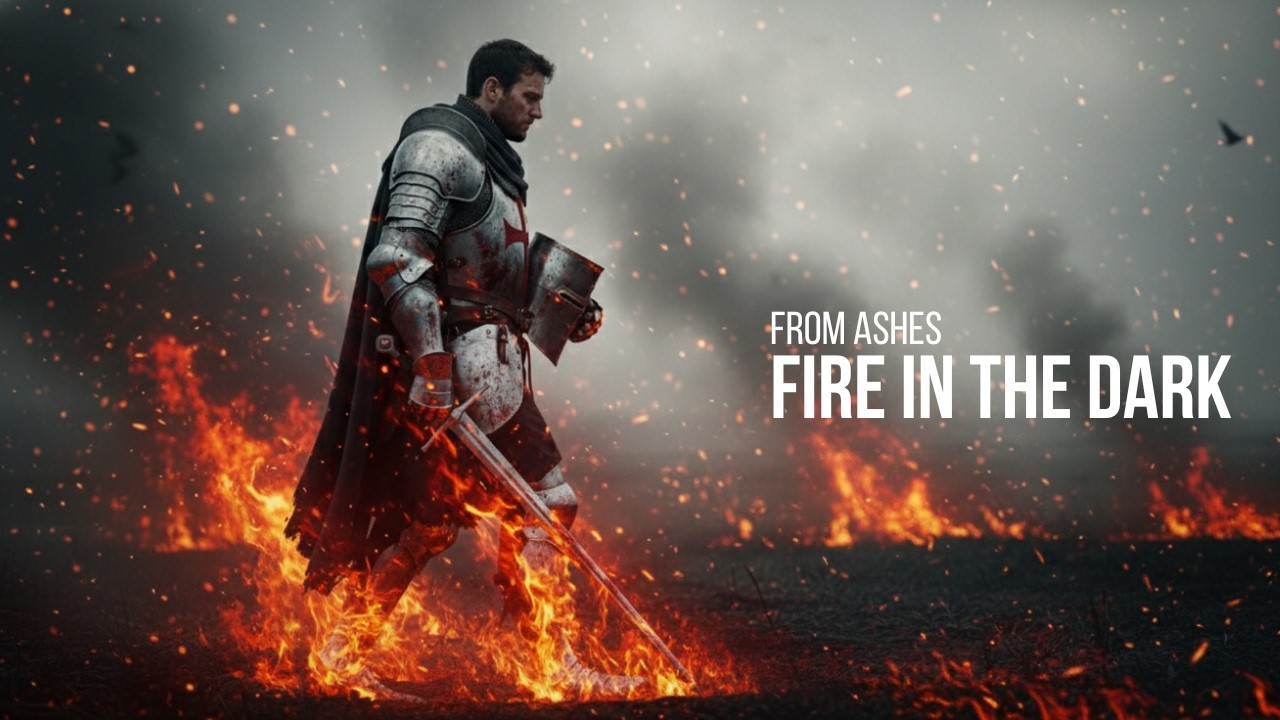 From Ashes - FIRE IN THE DARK 🔥 Official Lyric Video | Christian Metalcore
