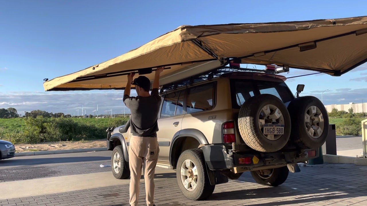 XTM 270 Awning set up