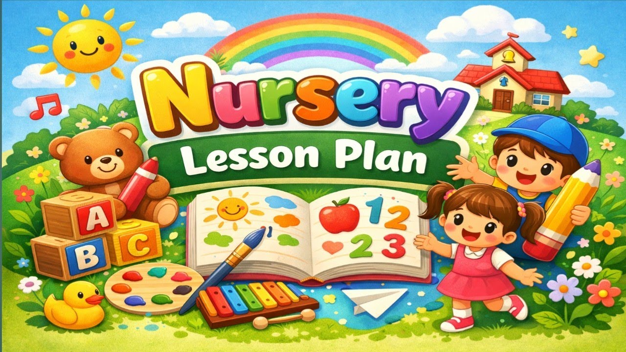 Lesson plan for kindergarten 
