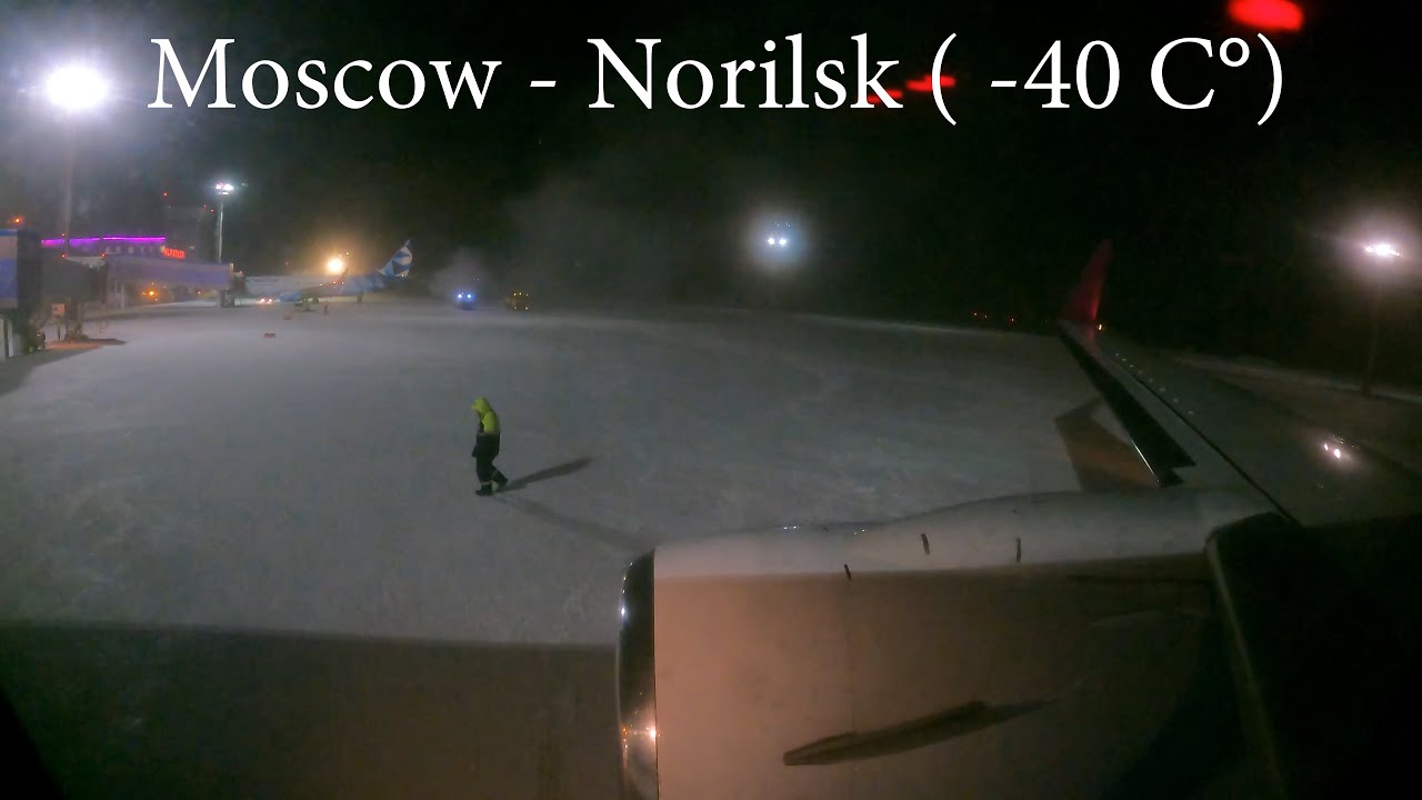 NordStar Boeing 737 from Moscow to Norilsk