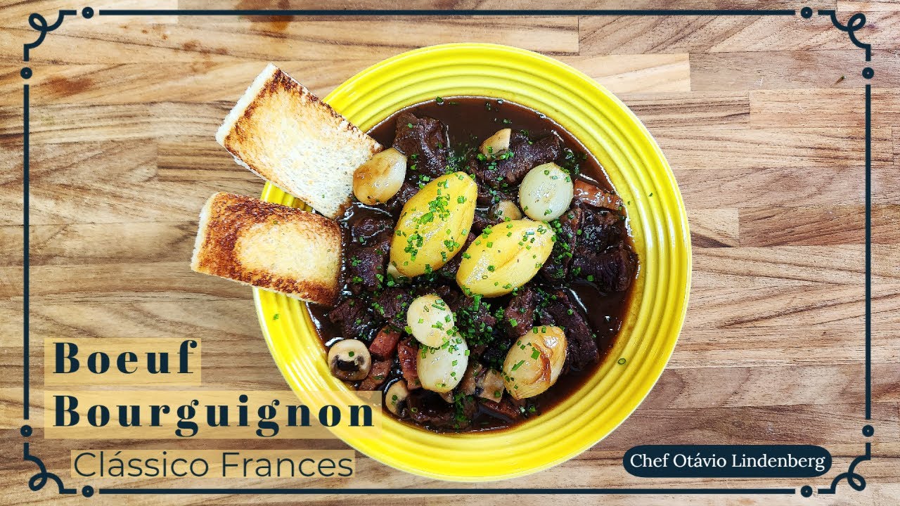 Boeuf Bourguignon – Clássico francês usando as melhores técnicas, o resultado é imperdível!!!