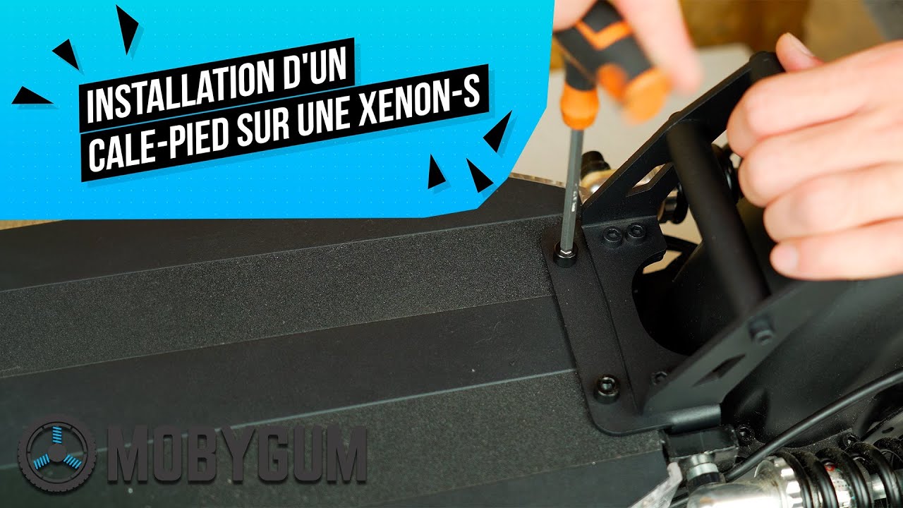 Tuto MOBYGUM : Installation d'un cale pied sur une Xenon-S