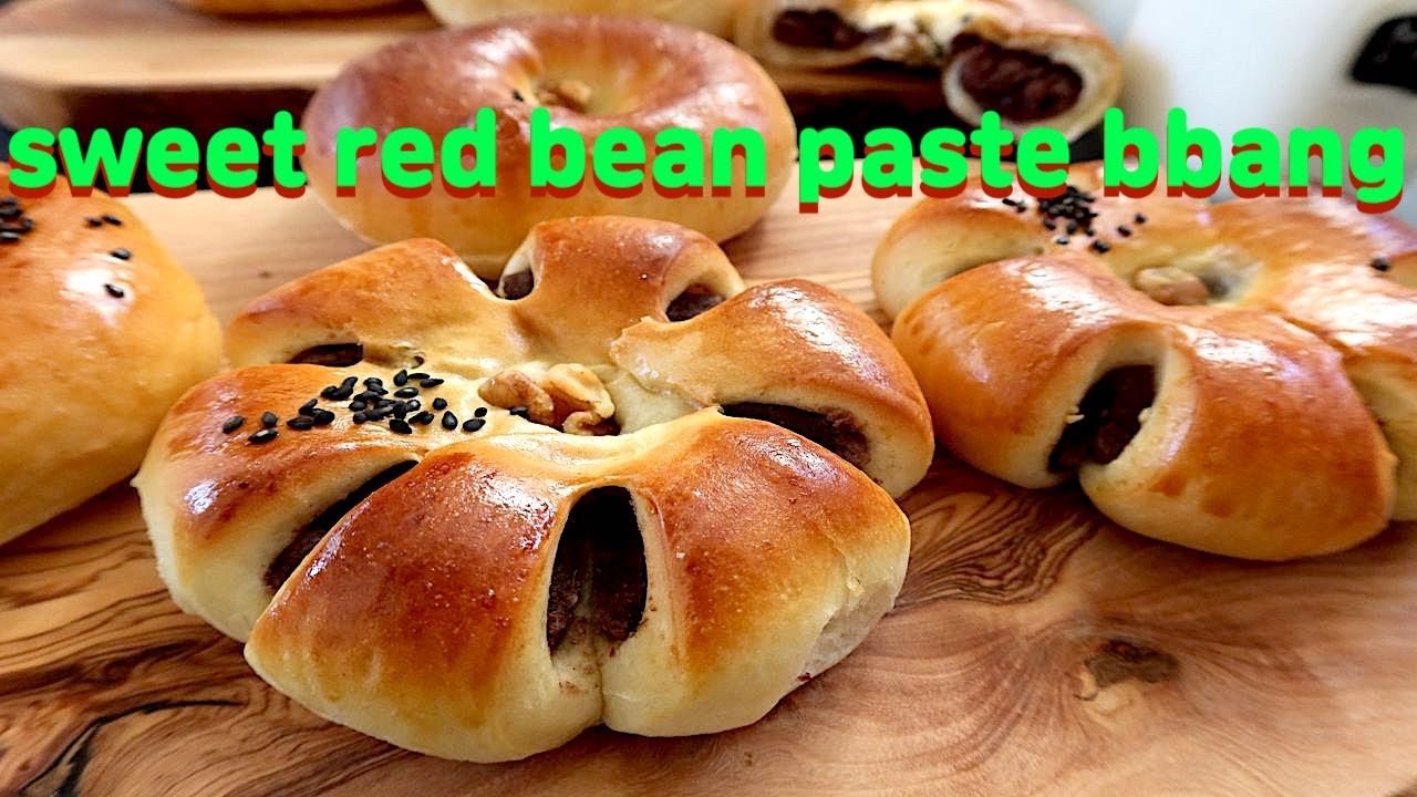 [손반죽 단팥빵][제과점빵보다 맛있는팥빵]SweetRedBeanPasteBread[엄마가딸에게]