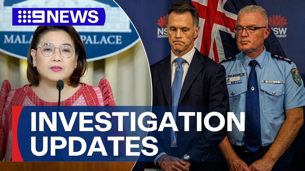 IN FULL: Aus & Philippines authorities provide update on Bondi investigations | 9News Australia