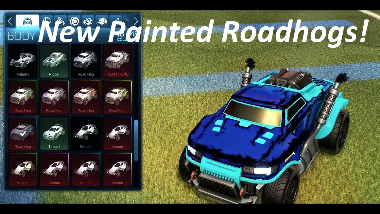 New Painted RoadHogs | Import Body | Rocket League