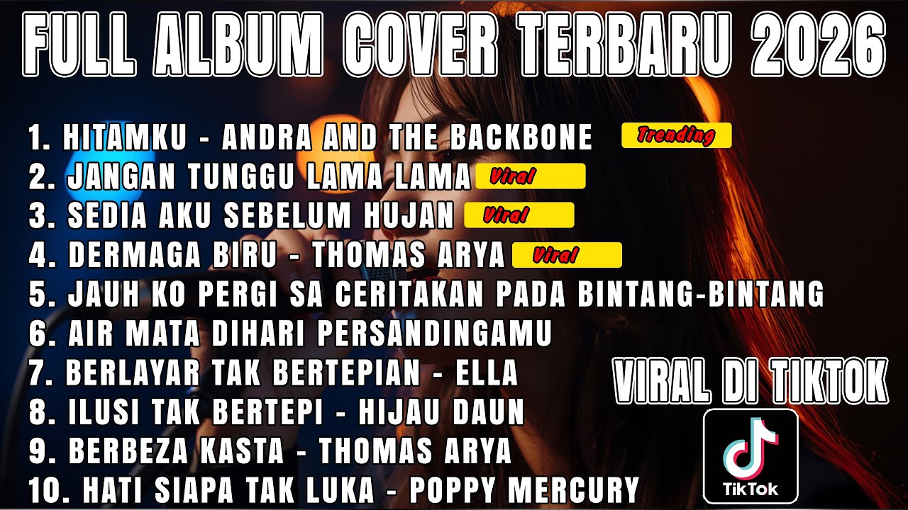 FULL ALBUM ANDRA AND THE BACKBONE – HITAMKU | LAGU POP ROCK INDONESIA TERBAIK