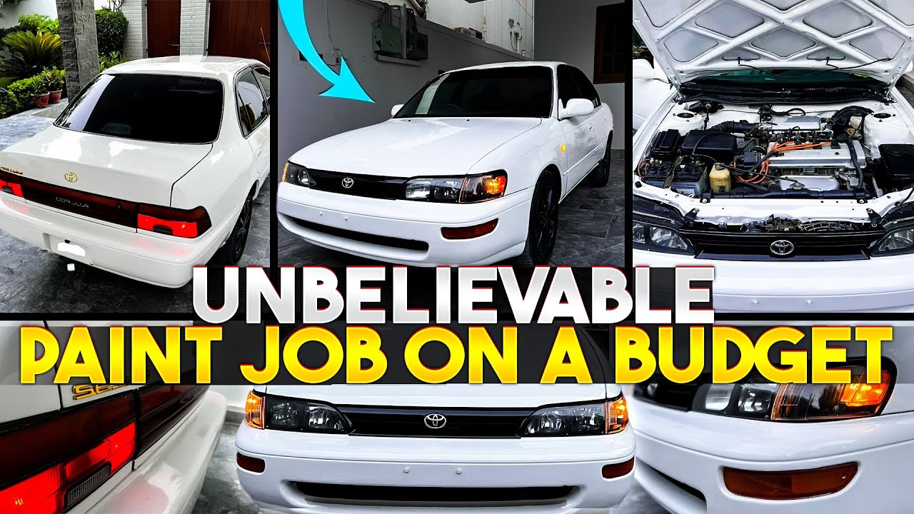Toyota Indus Corolla Budget-Friendly Paint Restoration Magic: Makeover Without Dismantling!