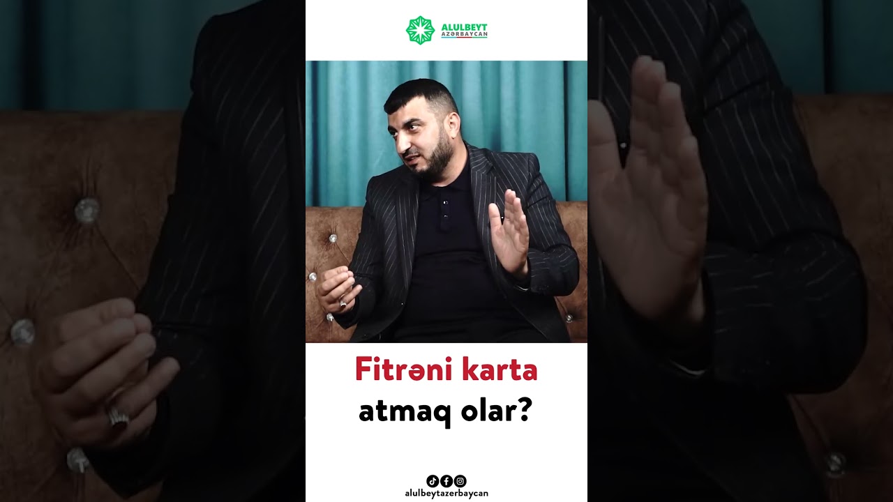 Fitrəni karta atmaq olar?