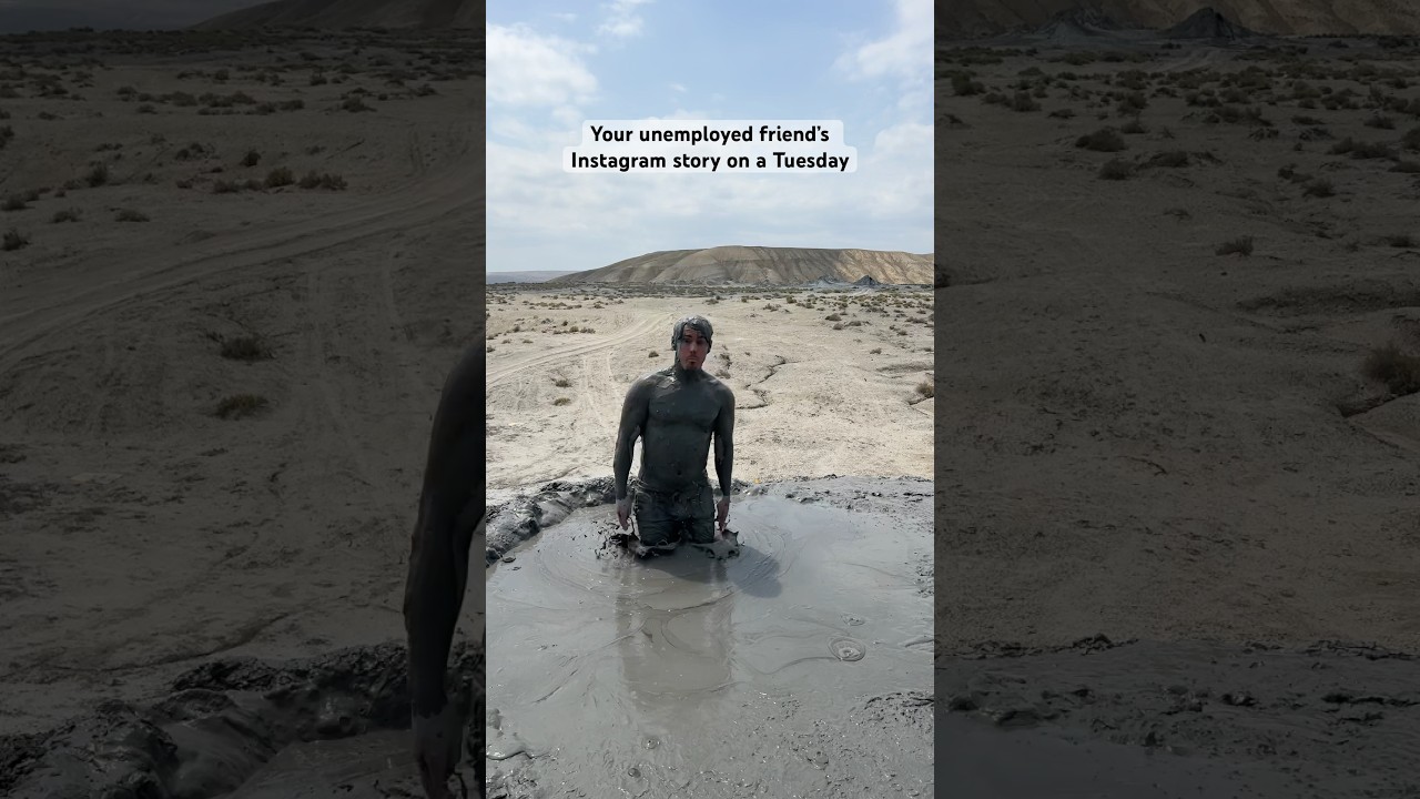 Diving into a MUD VOLCANO in Azerbaijan!