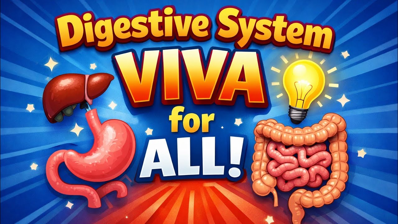 Digestive System Viva Questions & Answers for All Students | Complete Guide 
