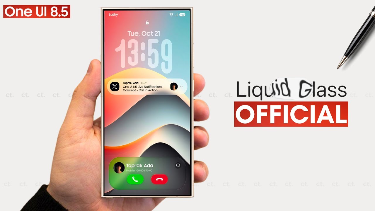 Samsung One UI 8.5 &mdash; Жидкое стекло!