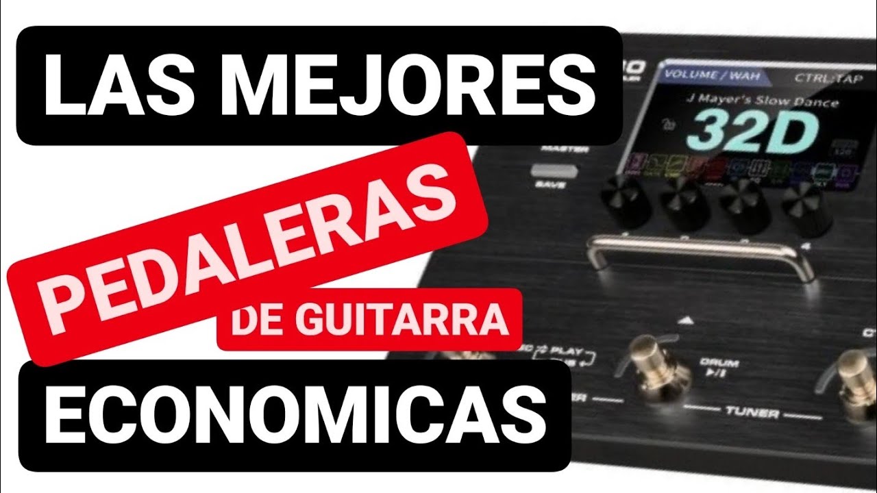 LAS 5 MEJORES PEDALERAS MULTIEFECTOS BARATAS 💲💲 - Pedaleras de guitarra eléctrica baratas 2022