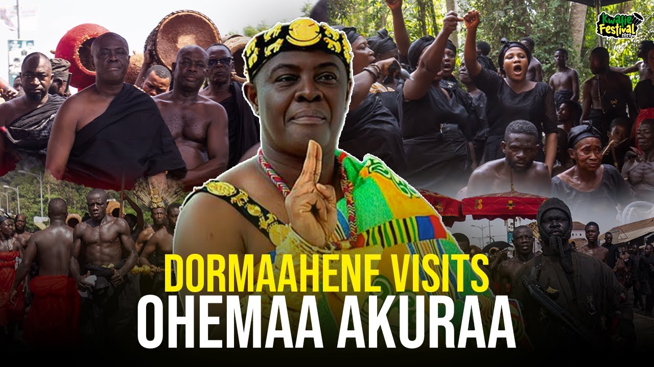 DORMAAHENE Pays A Visit To Ohemaa Akuraa As Part Of The 2024 Kwafie Festival