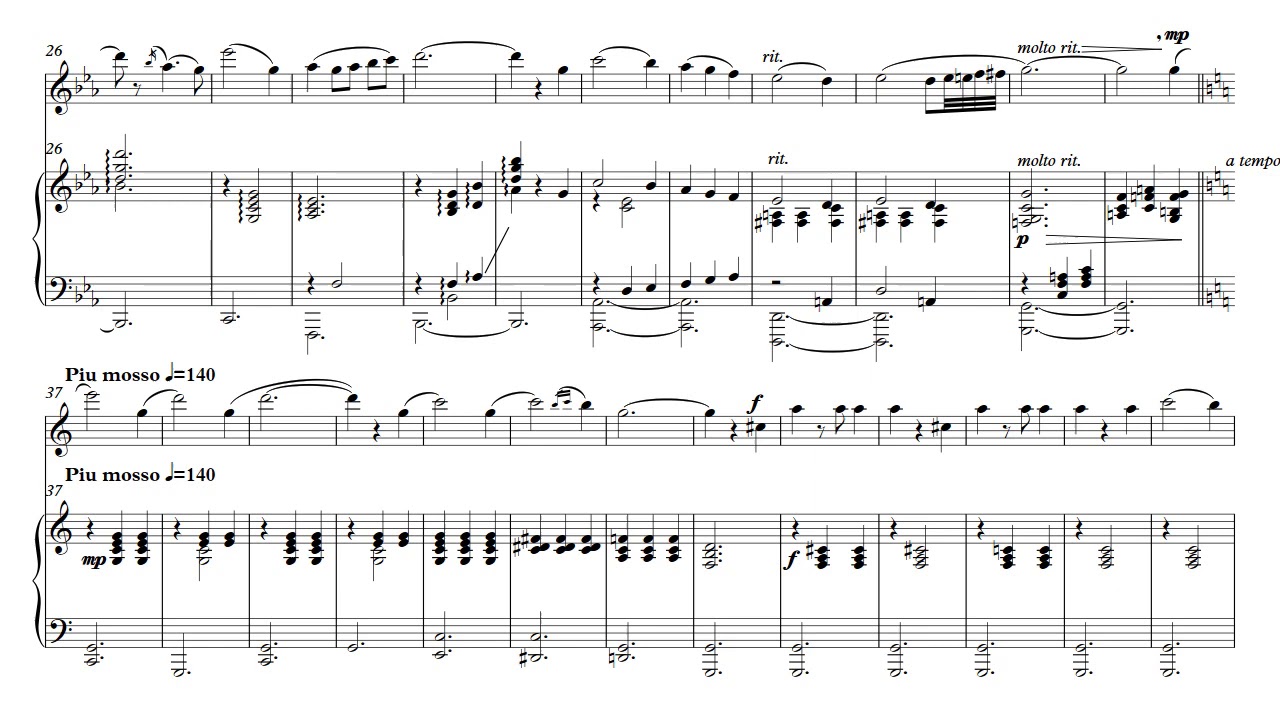 Les chemins de L`amour, Flute & Piano, Flute sheet music