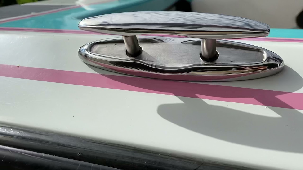 Cutting edge boat cleat (retractable) install ASMR
