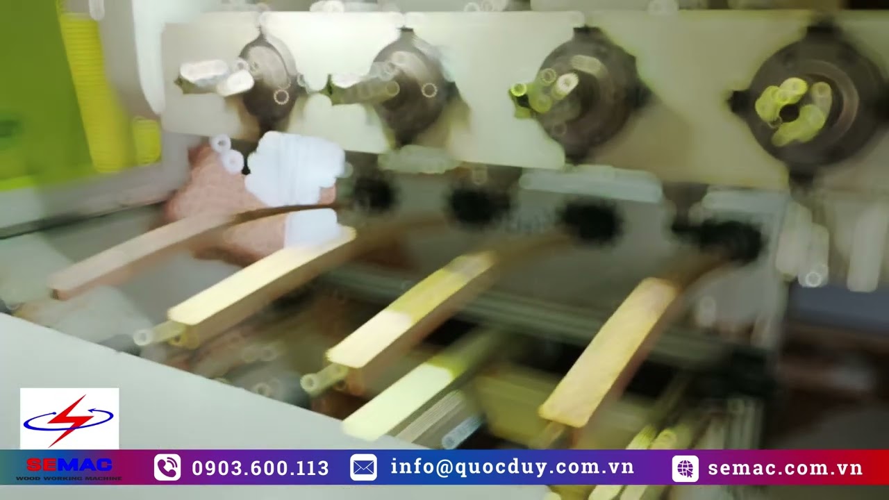 Máy Phay Tiện CNC 16 Đầu Dao 4 Phôi 2 Bàn | Siêu Năng Suất Cho Xưởng Gỗ | KW 1200D4X2