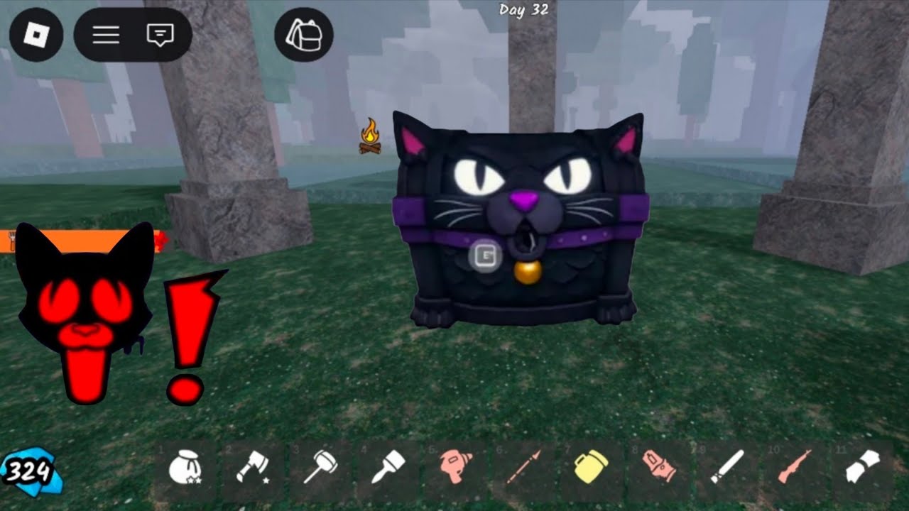 How To Find A NEW CAT CHEST And INSANE REWARDS in 99 nights in the Forest!