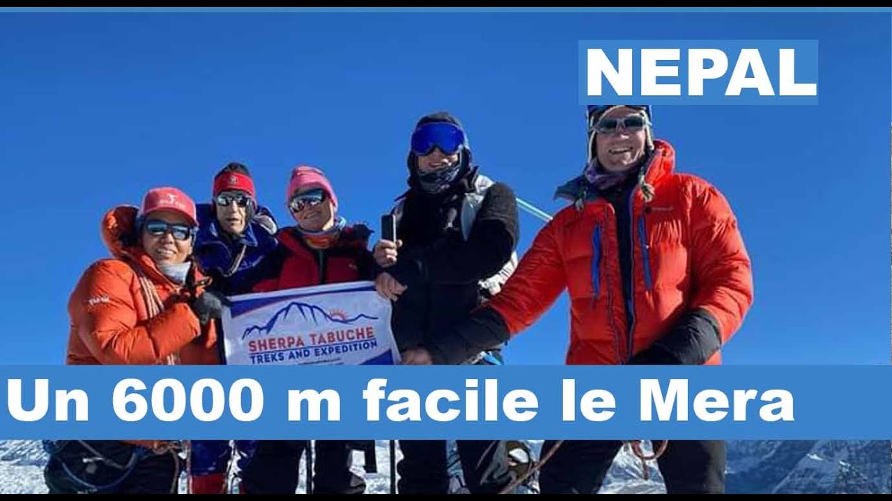 MERA PEAK un 6000 m facile au Nepal
