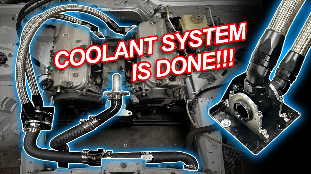 J32 Honda swapped Porsche 944 coolant system is done! 