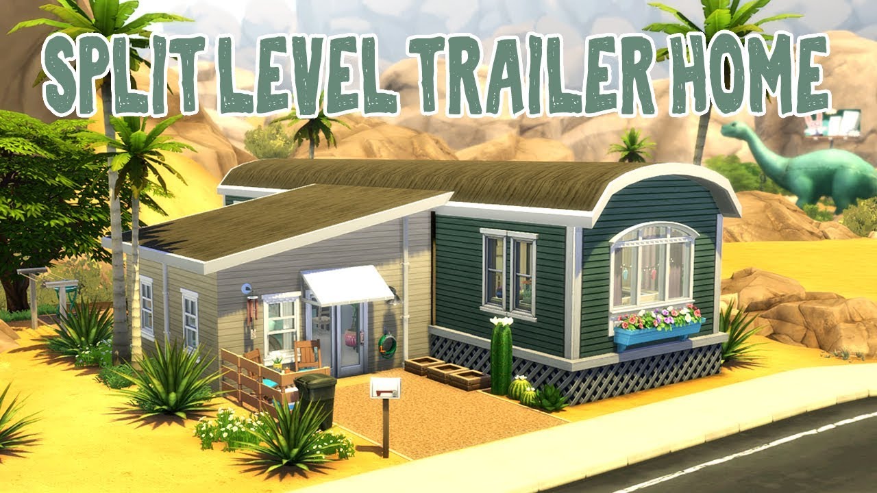 Split Level Trailer Home || The Sims 4: Speed Build
