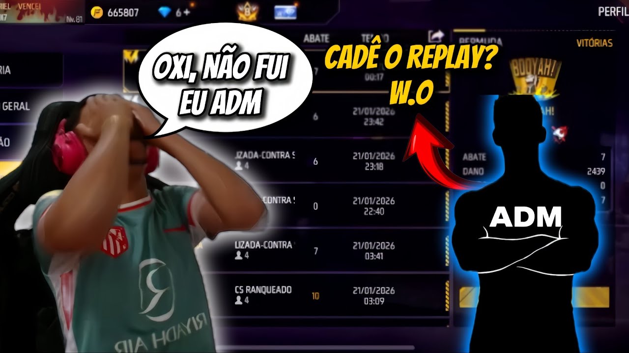 Uriel Xiter tomou W.O por não salvar o replay 😬