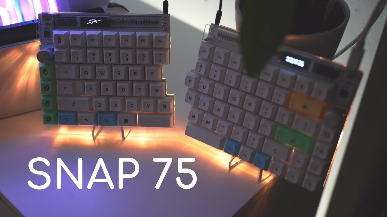 Snap 75 Build | PE Foam | Gateron Milky Black Switches