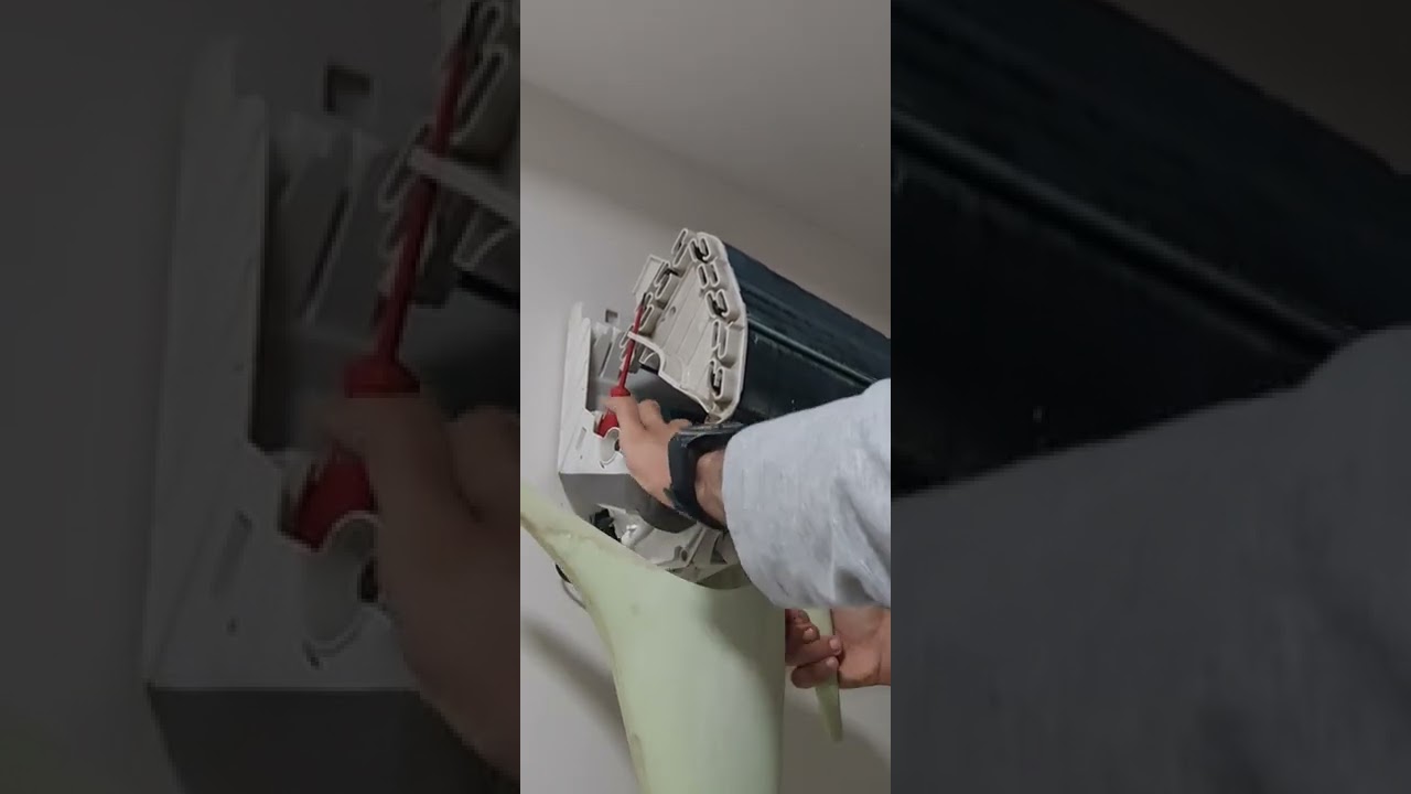طريقة حل تسرب الماء من مكيف السبلت من داخل الغرفة 2