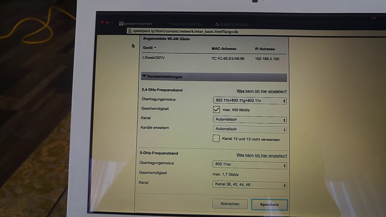 LG OLED TV langsames wlan wifi  problem beheben