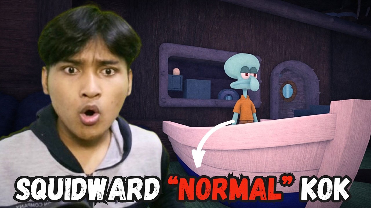 Gua Kerja TENGAH MALEM di KRUSTY KRAB Tapi Banyak Kejadian ANEH!!! Spongebob Horror Roblox