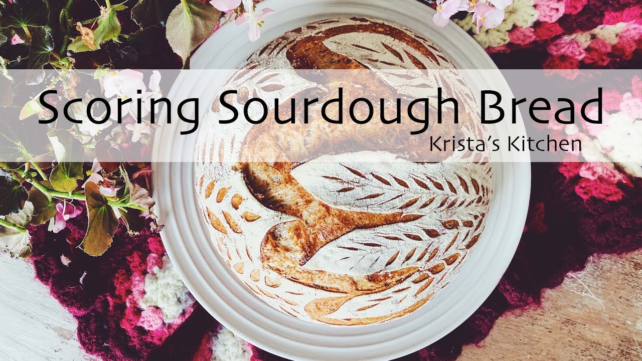 Beautiful Feather Sourdough Scoring Pattern