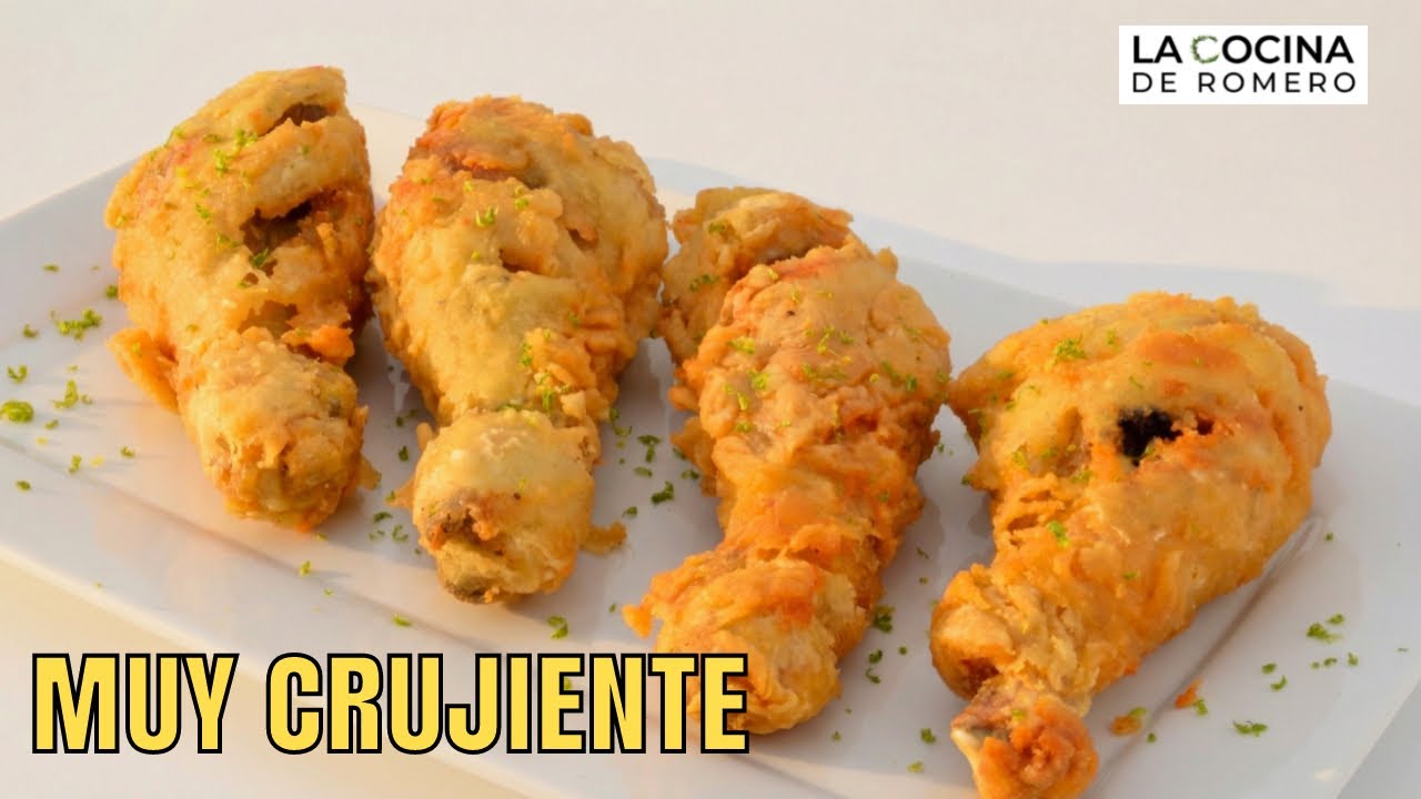 Pollo frito estilo casero: crujiente por fuera, tierno por dentro