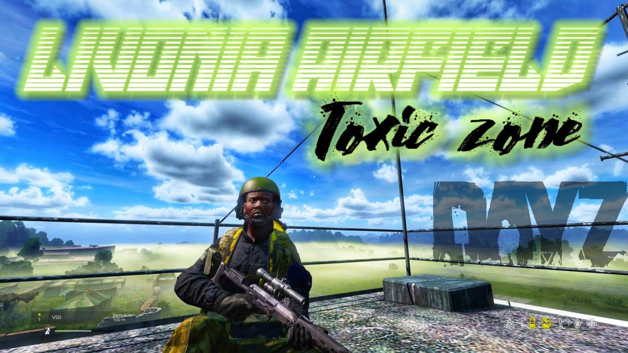 DayZ Looting Livonia Airfield Toxic Zone 1.24 Official Server #ps4 #dayzgameplay