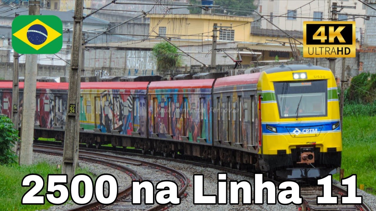[4K] Série 2500 na 11 - Trecho de Suzano ate Jundiapeba  (Parte I)