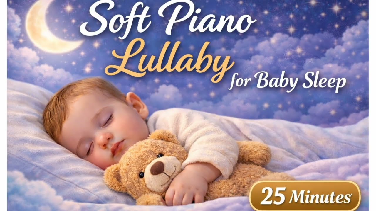 Peaceful Baby Sleep Music 🌙 Nighttime Piano