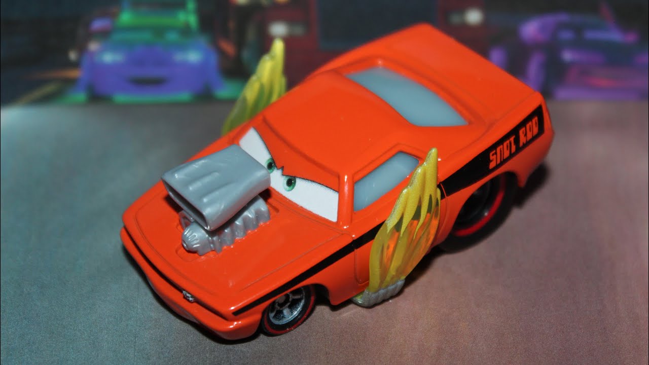 Mattel Disney Cars Snot Rod with Flames (Thailand Variant) 2024 Tuners Delinquent Road Hazards
