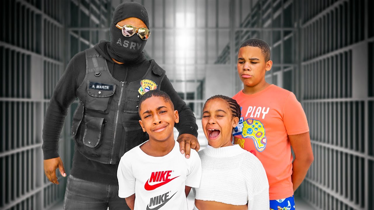 Cali GETS ARRESTED, Goes To JAIL | Cali's Playhouse