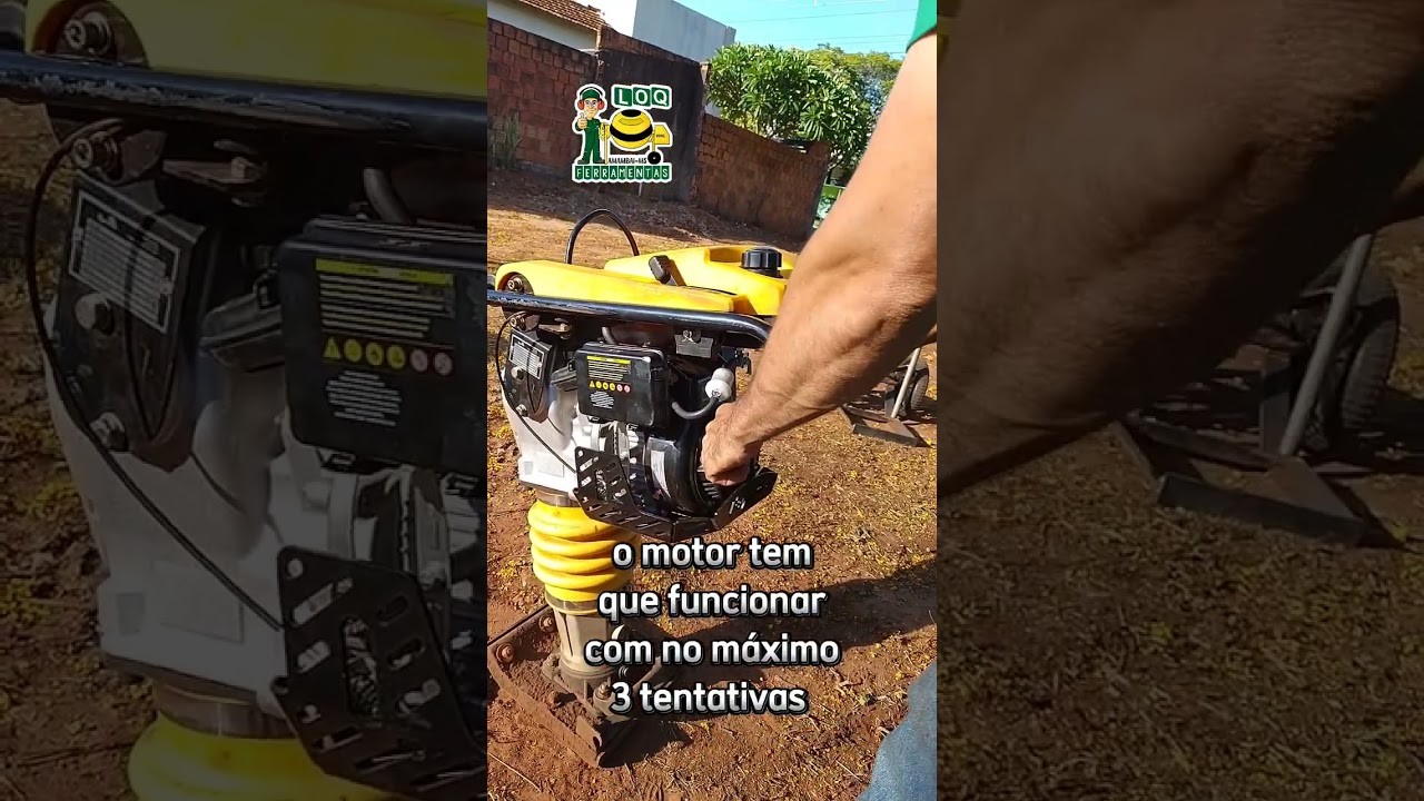 Partida no compactador de solo Toyama ttr80xp