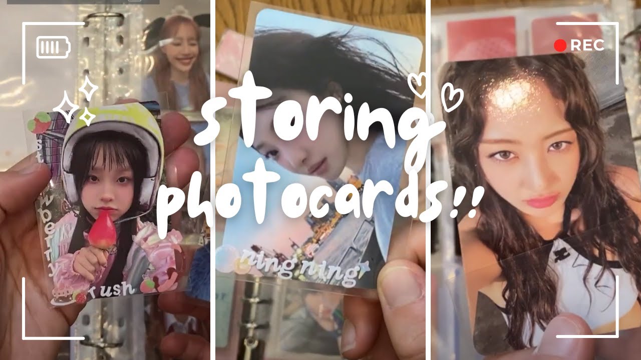 Storing photocards!! TWICE, ARTMS, CHUU, and AESPA! (and unboxing chuu stayg album)